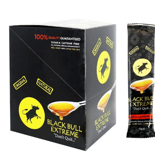 Black Bull Extreme Honey Spoons Edition "Don't Quit" 12ct - VITAL HONEY STORE