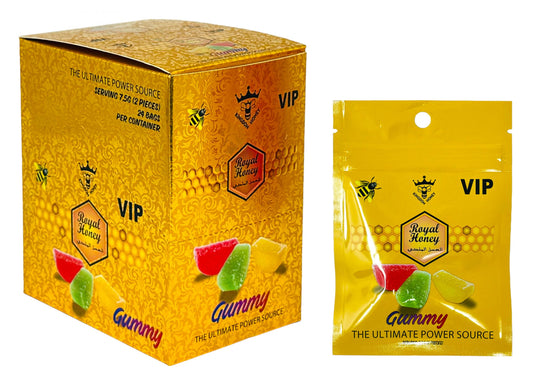 VIP ROYAL HONEY SENSUAL ENHANCEMENT GUMMIES 3CT BAG / 12pack