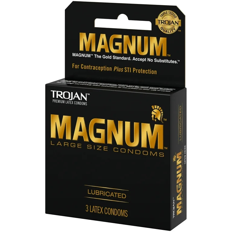 MAGNUM LARGE SIZE CONDOMS 3ct-18ct