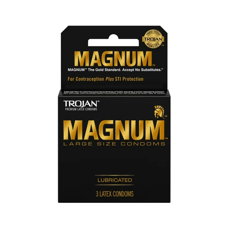 MAGNUM LARGE SIZE CONDOMS 3ct-18ct